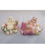 Chinese Ceramic Buddha&#39;s Sitting &amp; Laughing (2) - €19,11 EUR
