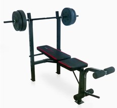 Strength Adjustable Standard Combo Weight Bench Leg Extension 90 lb. Weight Set 