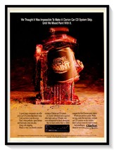 Clarion Car Audio Red Demon Paint Shaker Vintage 1991 Print Magazine Ad - €8,41 EUR