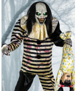 Halloween Animated 7&#39; SWEET DREAMS Scary Clown Carries Child Haunted Hou... - £398.13 GBP