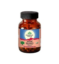 Lote 2 Organic India Azúcar Equilibrio 120 Cápsula Usda Gmo Aryuvédico Natural - £21.28 GBP