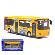 City Bus Toy Die Cast Pull Back Public Transportation Vehicles Mini Bus ... - £22.36 GBP