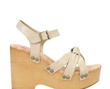 Korks by Kork Ease Dawson Platform Wedge Sandal Beige Shoes NEW Women&#39;s ... - $34.61