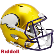 Minnesota Vikings Helmet Riddell Replica Full Size Speed Style FLASH Alternate - €166,45 EUR