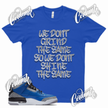 Blue Grind Different Sneaker T Shirt To Match J1 3 Blue Cement True Sport - £20.17 GBP+