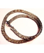 VINTAGE 19&quot; I LOVE YOU HEARTS NECKLACE 14KGF 14.4 GRAMS - $49.00