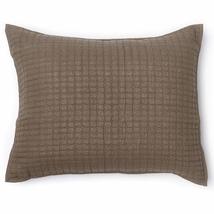 Misc Walnut Brown Standard-Size Diamond Quilted Sham Cotton - £45.14 GBP