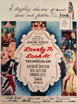 1952 LOOK  Movie Ad LOVELY TO LOOK AT Kathryn Grayson Red Skelton Howard... - £8.40 GBP