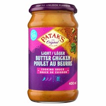 4 Jars of Patak&#39;s Light Butter Chicken Cooking Sauce 400ml Each -Free Sh... - £37.21 GBP