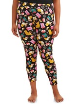 Terra &amp; Sky Women&#39;s Sueded Full Length Leggings Puppy Dogs 1X 16-18W Mid... - $13.54