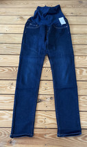 lux essentials denim NWT $78 women’s Hannah ankle maternity jeans 28 Blue E12 - £24.52 GBP