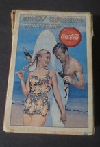 Coca-Cola Playing Cards Zing! Refreshing New Feeling   Couple on Beach 1960's - $14.85