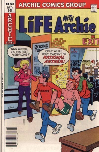 LIFE WITH ARCHIE #220 - JAN 1981 ARCHIE, FN/VF 7.0 COMIC SHARP! - $2.48
