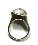 Tiffany & Co Elsa Peretti Large 22mm Domed Rock Crystal Ring Sz 6 , Very Rare! - $1,496.25