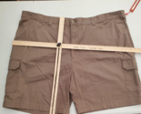 HB Harbor Bay Cargo Shorts Continuous Comfort Waistband 52R Mens Olive G... - $43.51