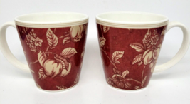 Waverly Garden Room Fruit Toile Mugs Bundle of 2 - £11.00 GBP