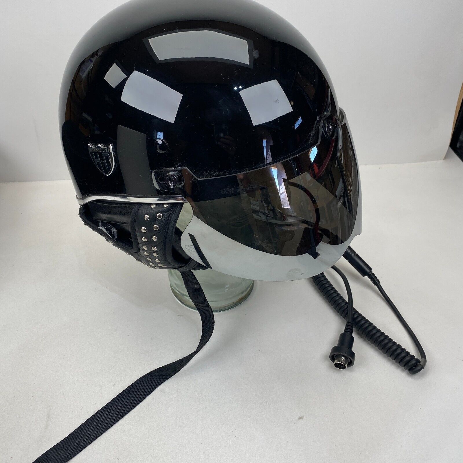 Harley-Davidson KBC Trespasser Half Helmet with Intercom + Visor XS 53-54cm - £37.22 GBP