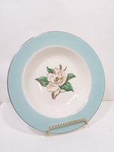 Turquoise Magnolia Lifetime China Soup Bowl LTC12 by Lifetime - £23.97 GBP