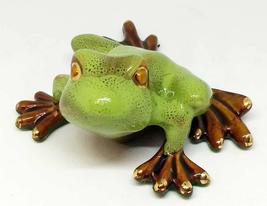 Golden Pond Collection Green Baby Frog Figurine (B) - $40.00