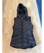Patagonia Puffer Vest Womens XS Multicolor Plaid Hooded Down Jacket - $81.22 CAD