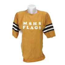 Vintage 1980s Flag Team T-Shirt Uniform Costume Mary Star High School Large S2 - £14.04 GBP