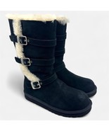 UGG Maddi Black Kids Girls Size 5 Boot Shearling Style - $75.31 CAD