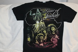 LION OF JUDAH CHARIOT AFRICA RASTAFARIAN LIONS T-SHIRT SHIRT - £8.69 GBP