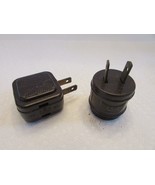 Vintage Electrics Brown Bakelite Bulb Light Socket &amp; 3 Way Plug Eagle Brand - $187.21 MXN