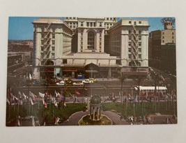 San Diego California Downtown Plaza &amp; U.S. Grant Hotel Postcard - £7.46 GBP