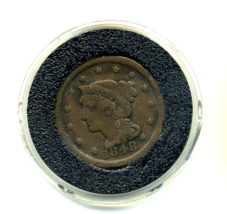 1848 US One Cent Seems to be sealed in a Shop at Home Network Box - £27.46 GBP