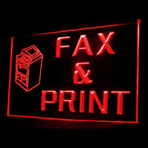 190036B OPEN Fax &amp; Print Digital Stylish Duplex Stationery Shop LED Light Sign - £17.63 GBP