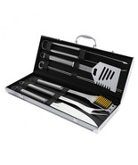Stainless Steel Barbecue Grilling Accessories Aluminum Storage Case BBQ ... - $40.76