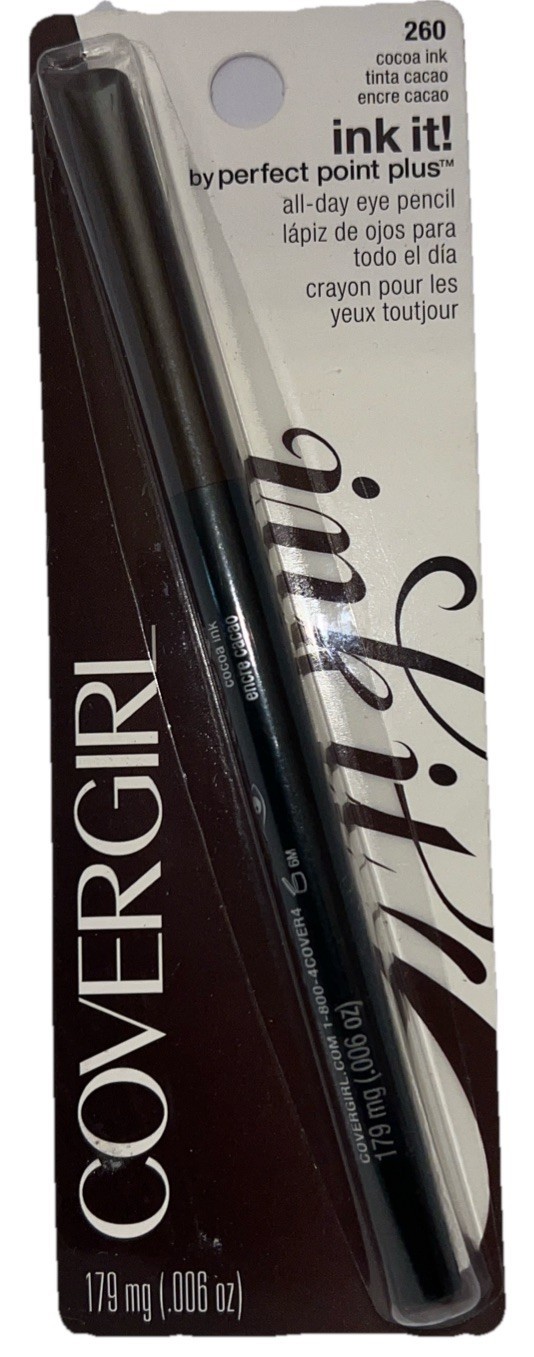 1- Covergirl Ink It All Day Pencil Eyeliner #260 COCOA INK (New/Sealed) ... - $19.79