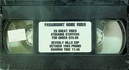 VHS Sealed - 25 Great Video Stocking Stuffers + Beverly Hill Cop - R - Paramount - $93.49