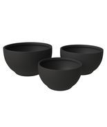 LeisureMod Grove Mid-Century Modern 3-Piece Fiberstone and Clay Planter ... - $367.50