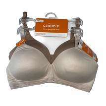 Warner&#39;s Wirefree Bra Set of 2 Contour T-Shirt Cloud 9 Seriously Soft RO... - £53.18 GBP+