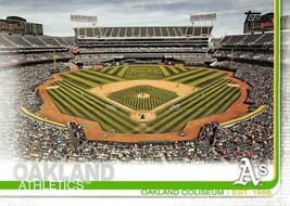 2019 Topps #126 Oakland Coliseum Oakland Athletics ⚾ - £0.70 GBP