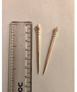 4 Pc 925 Sterling Silver Toothpick, Fruit Food Fork, Plain Design 3.9-4 gram - $50.95