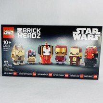 New! Lego Brickheadz 40676 Star Wars The Phantom Menace Set Jar Jar Amidala Maul - $84.99