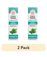 GuruNanda 100% Pure and Natural Peppermint Oil - 15ml | 2 Pack - $473.55 MXN