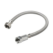 SureDry B&amp;K 1/2 in FIP X 1/2 in Compression 12 in. Stainless Faucet Supp... - $11.95