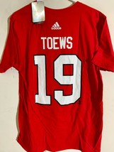 adidas  NHL T-Shirt Chicago Blackhawks Jonathan Toews Red sz XL - £6.66 GBP