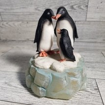 Westland Penguin P101 Wind Up Music Winter Wonderland Penguin Family on Iceberg - £9.22 GBP