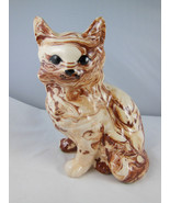 Sitka Clay Pottery Handmade Cat 5.5&quot; Valcanic ash - $20.20 CAD