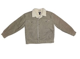 Dickies Corduroy Sherpa Lined Coat Trucker Jacket Tan Men&#39;s Size XL  - £49.29 GBP