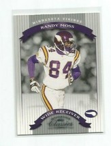 Randy Moss (Minnesota Vikings) 2002 Donruss Classics Card #20 - £4.00 GBP