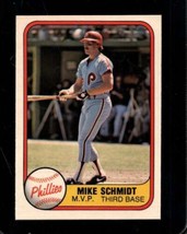 1981 Fleer #5 Mike Schmidt Nmmt Phillies Hof *X104379 - £3.12 GBP