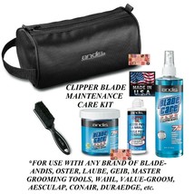 Andis Clipper Blade Care Maintenance Kit Spray,Dip WASH,OIL-Cleaner,Cooling,Lube - £54.75 GBP