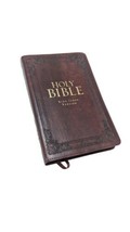 Holy Bible KJV Standard Size Thumb Index Edition Burgundy King James 2013 - £17.79 GBP