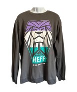 Neff Snoop Lion Dogg Gray Teal White Purple Triumph Charcoal Sweatshirt ... - €18,24 EUR